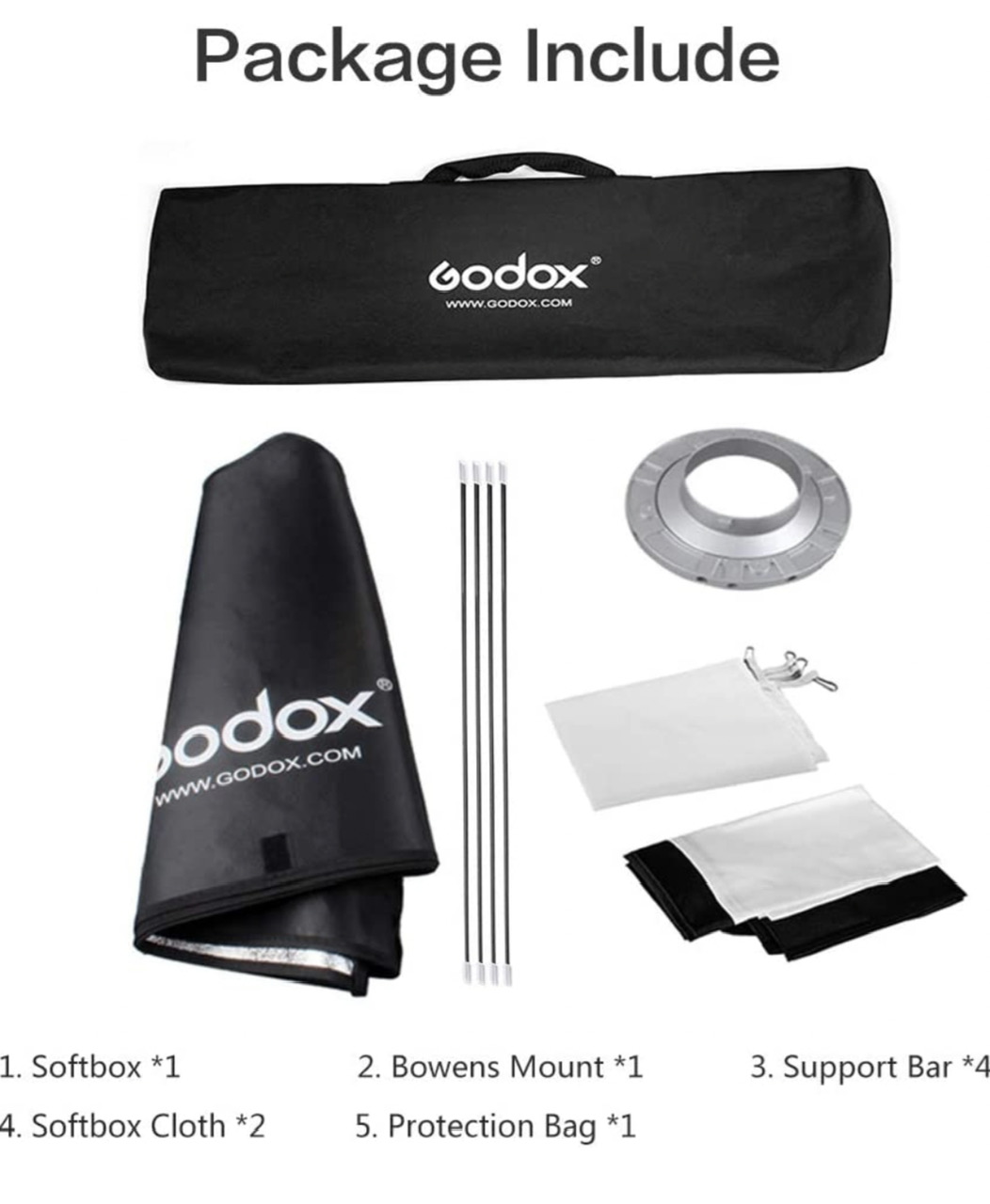 GODOX RECTANGULAR SOFTBOX 50*130 CM image