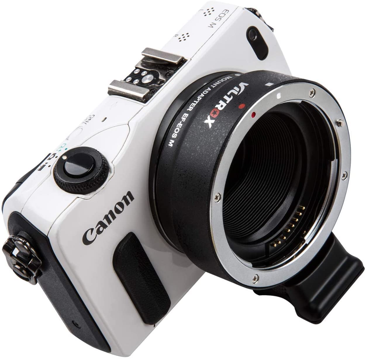 EF-EOS M Lens Adapter Auto-Focus Lens Converter Ring Compatible for Canon EF/EF-S Lens and Canon EOS-M (EF-M Mount)  image