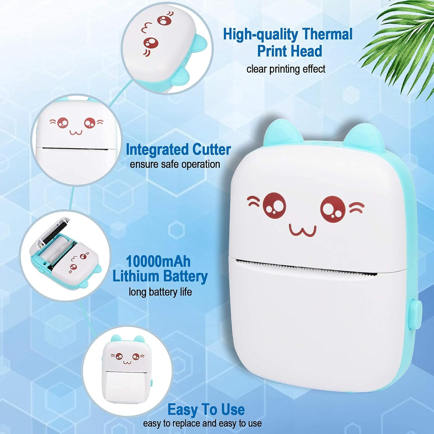 Imprimante portable Bluetooth thermique sans fil  image