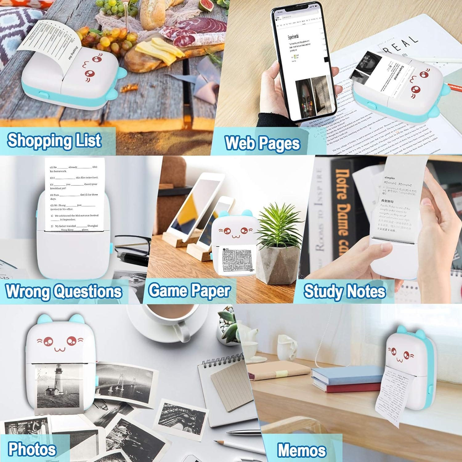 Imprimante portable Bluetooth thermique sans fil  image