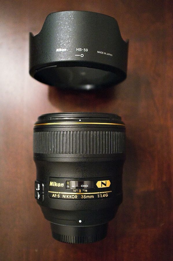 Nikon 35mm f/1.4G AF-S Nikkor avec traitement Nano image
