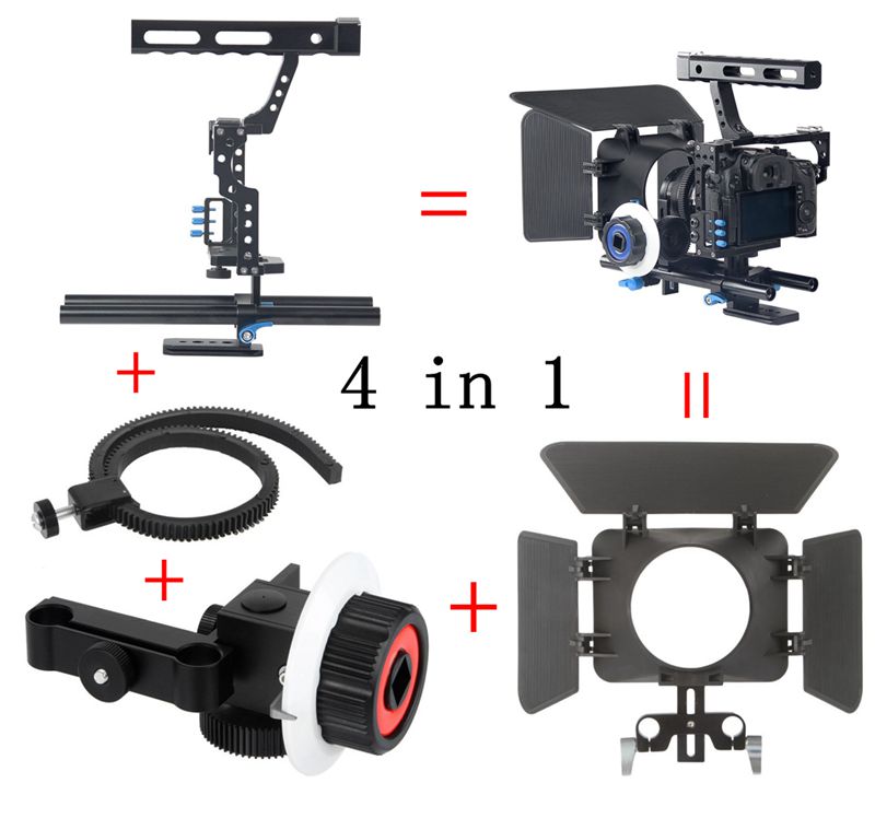 Kit de Matte Box et Follow Focus pour Sony série a7 image