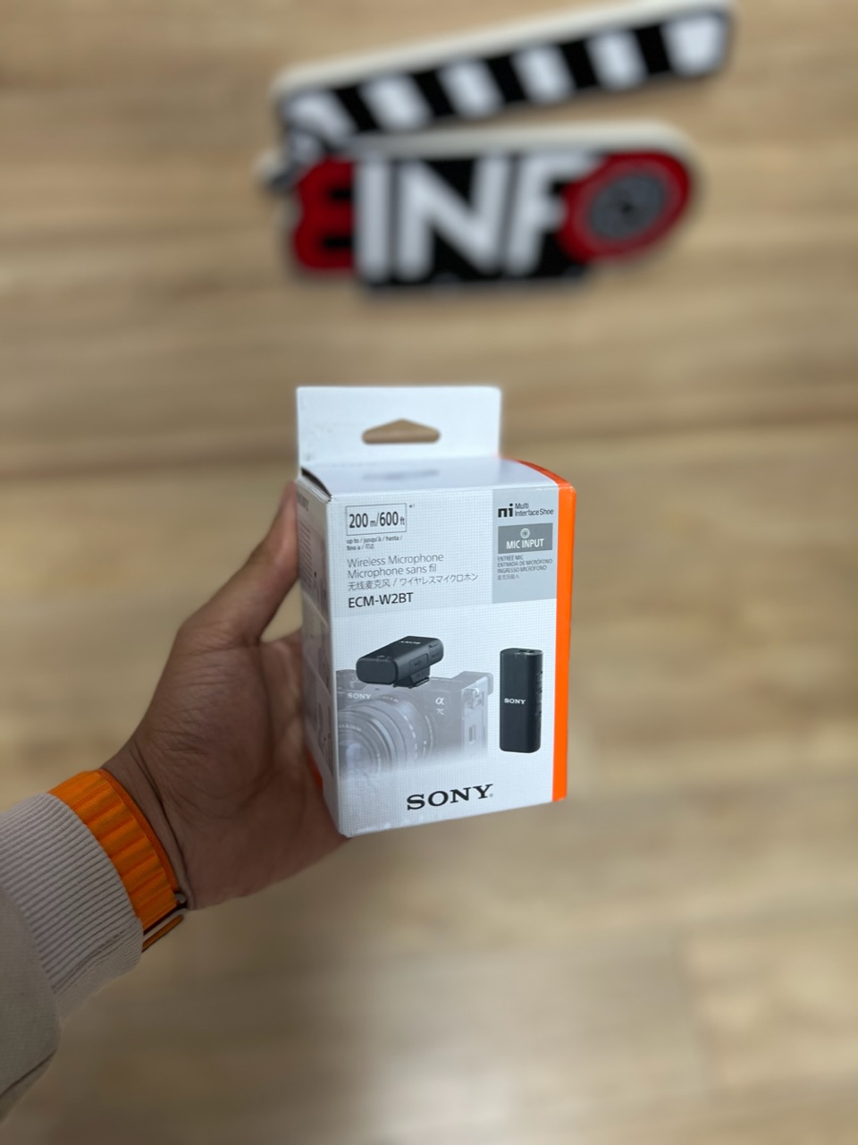 Sony ECM-W2BT, Microphone sans Fil avec Connexion Bluetooth Noir image