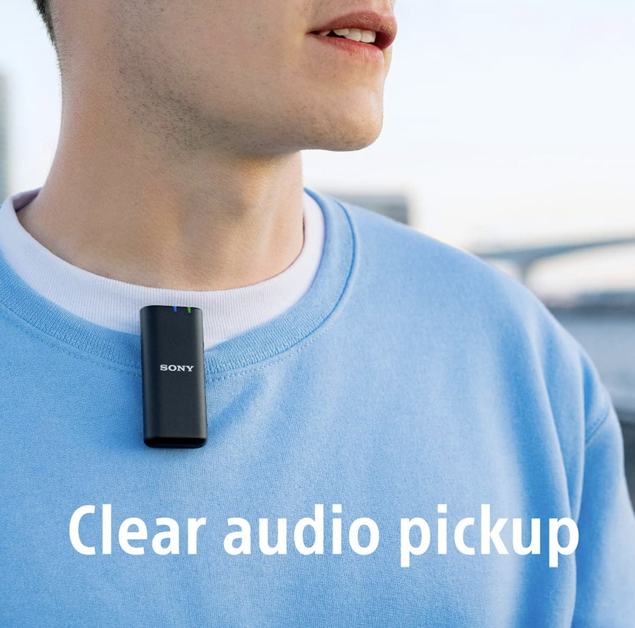 Sony ECM-W2BT, Microphone sans Fil avec Connexion Bluetooth Noir image