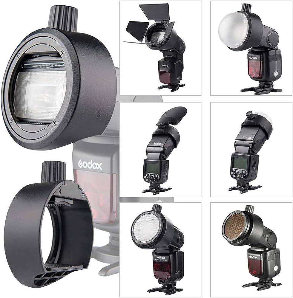  l’Adaptateur Flash Godox S-R1 avec accessoires ronds Godox AK-R1  image