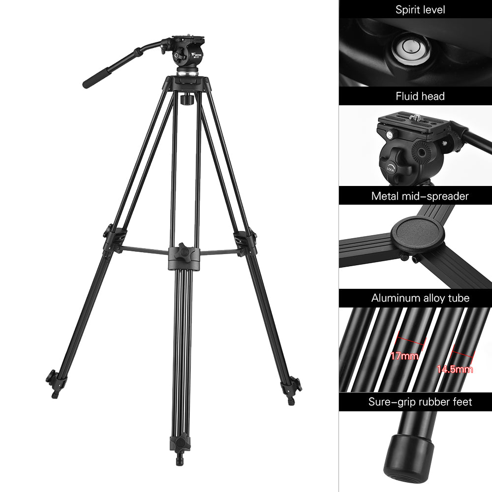 Trépied WF 717 professionnel en alliage d’aluminium image